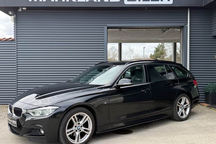 Sort BMW 320d fra 2019