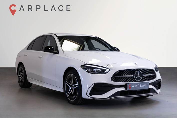 Hvid Mercedes C300 e fra 2022