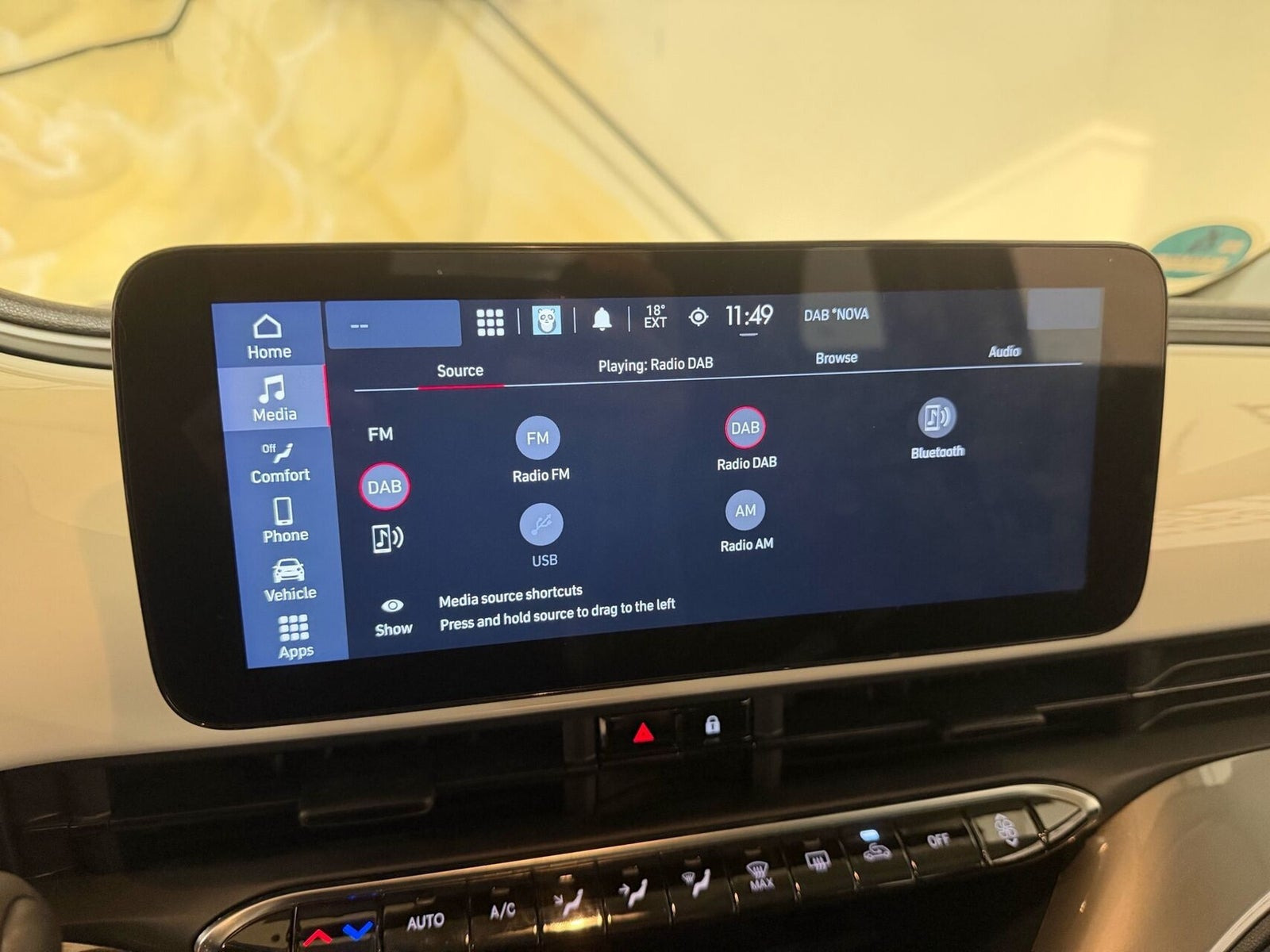 Hvid Fiat 500e fra 2023