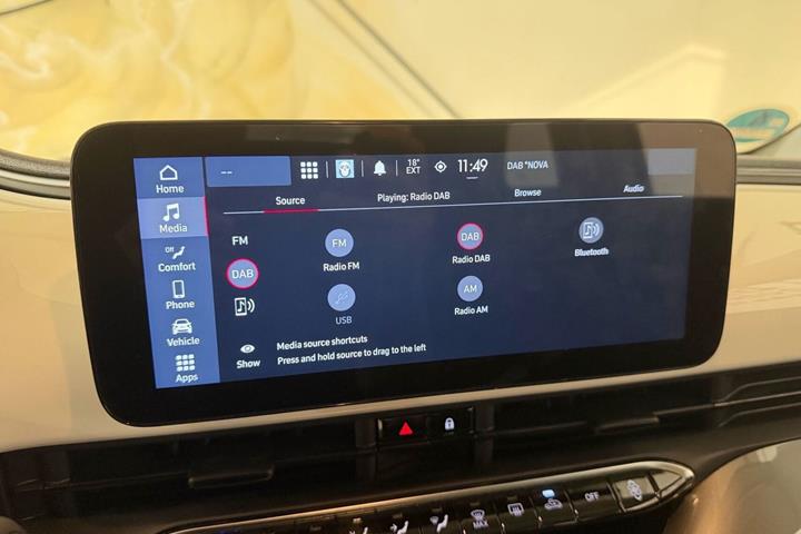 Hvid Fiat 500e fra 2023