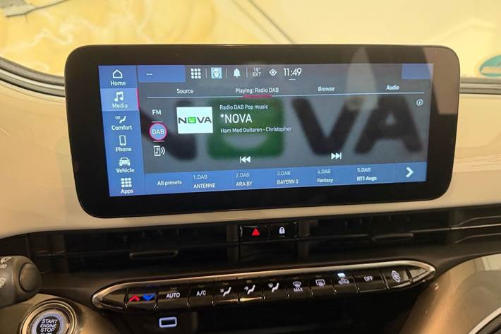 Hvid Fiat 500e fra 2023