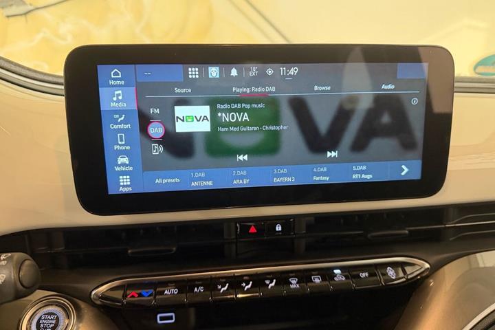 Hvid Fiat 500e fra 2023