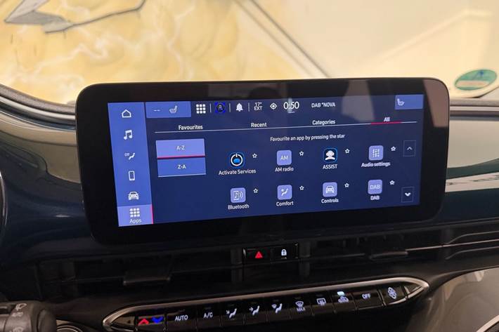 Grøn Fiat 500e fra 2023