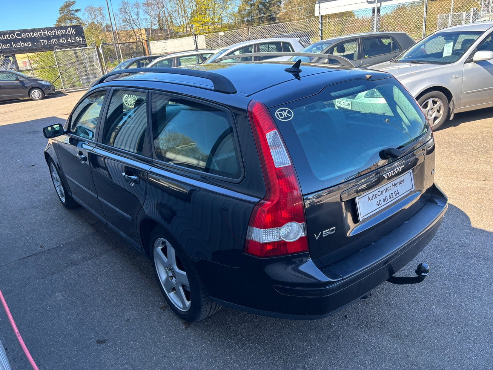 Sort Volvo V50 fra 2004