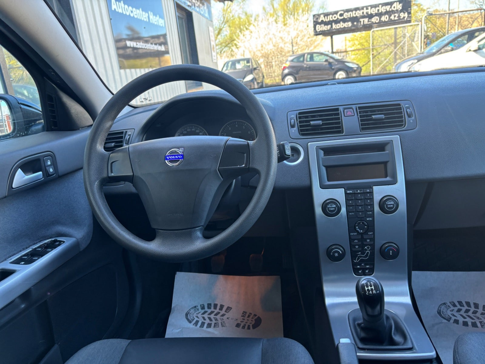 Sort Volvo V50 fra 2004