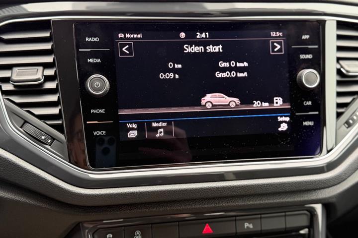 Grå VW T-Roc fra 2020