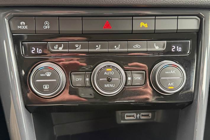 Grå VW T-Roc fra 2020