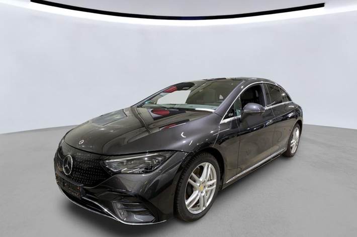 Grå Mercedes EQE350 fra 2023