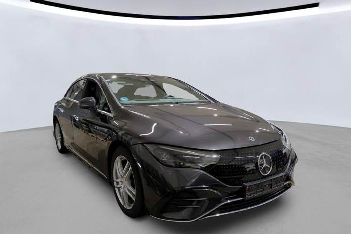 Grå Mercedes EQE350 fra 2023