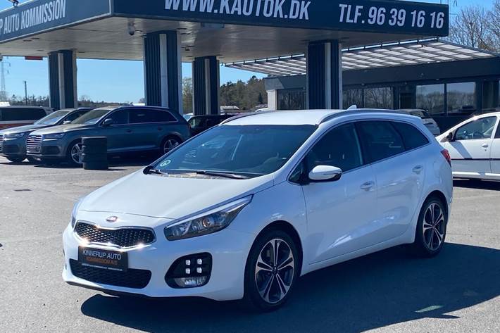 Hvid Kia Ceed fra 2017