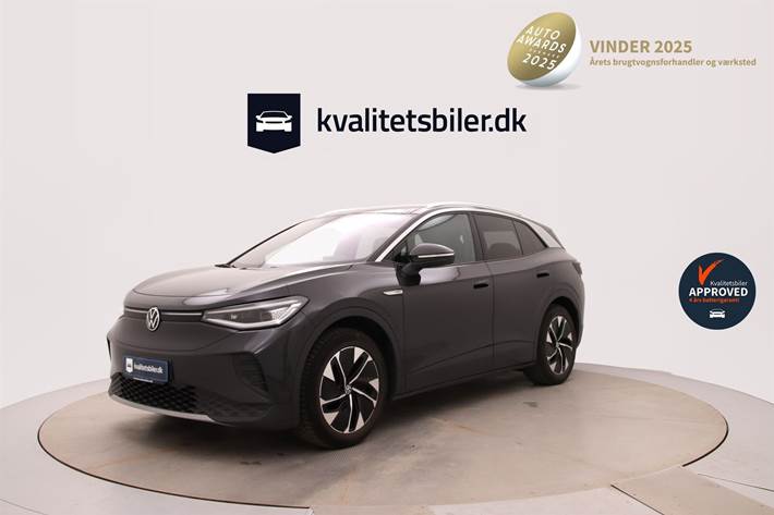 Grå VW ID.4 fra 2021 set udefra