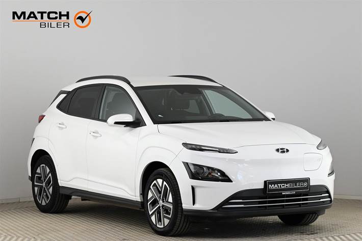 Hvid Hyundai Kona fra 2022