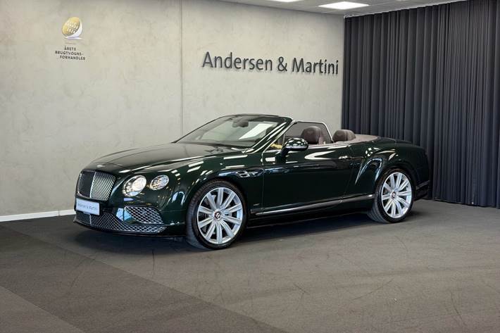 Grøn Bentley Continental GT fra 2016