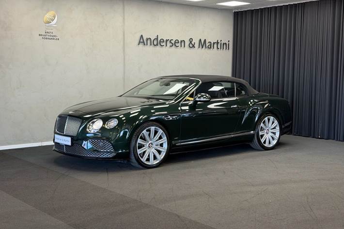 Grøn Bentley Continental GT fra 2016