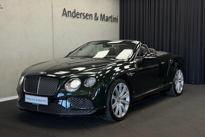Grøn Bentley Continental GT fra 2016