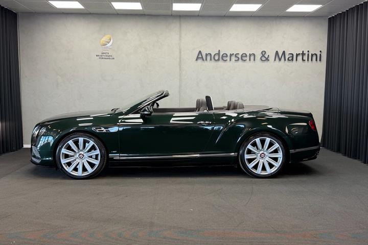 Grøn Bentley Continental GT fra 2016