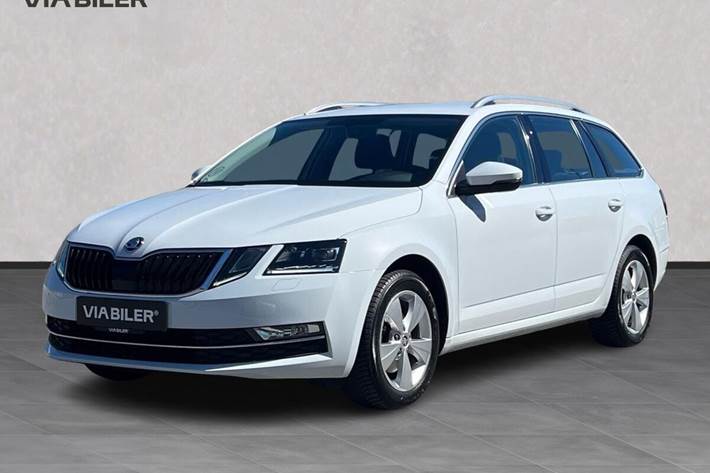 Hvid Skoda Octavia fra 2020