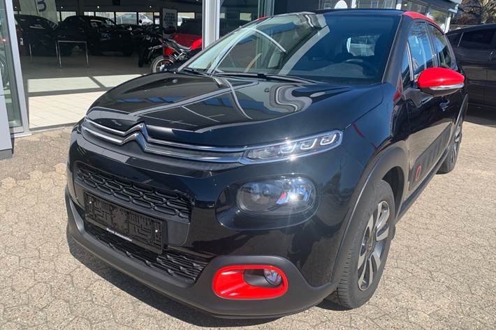 Rød Citroën C3 fra 2019