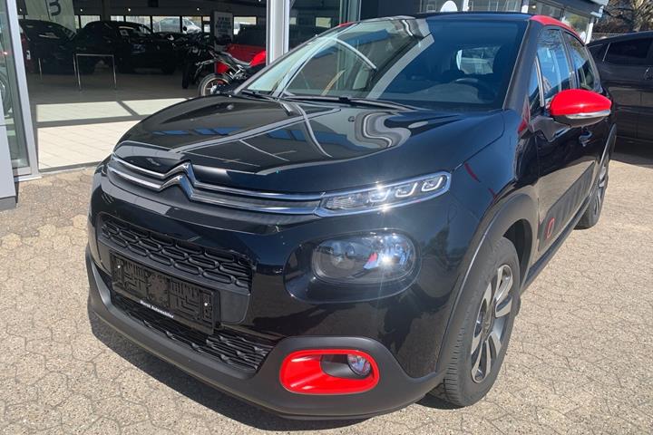 Sort Citroën C3 fra 2019 set udefra