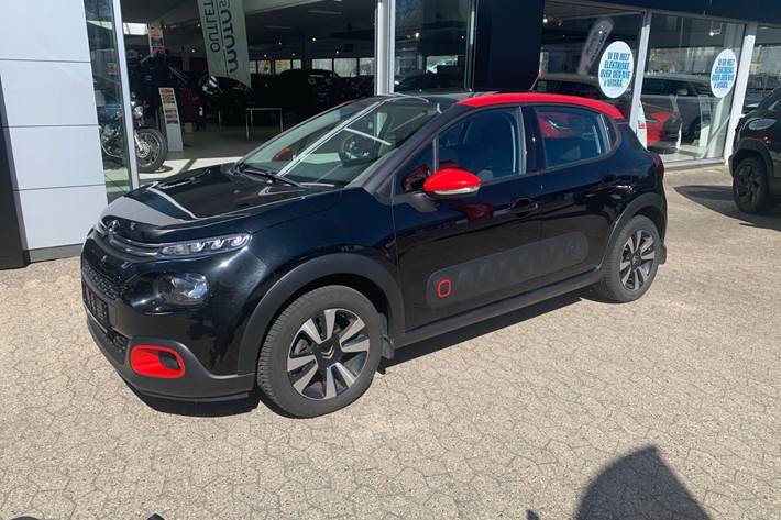 Rød Citroën C3 fra 2019