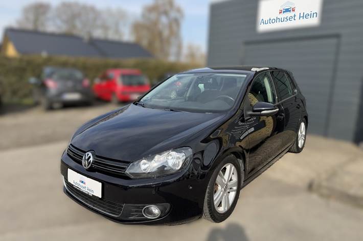 Sort VW Golf VI fra 2011