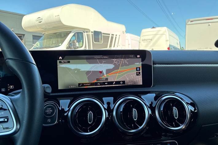 Sort Mercedes A200 fra 2018