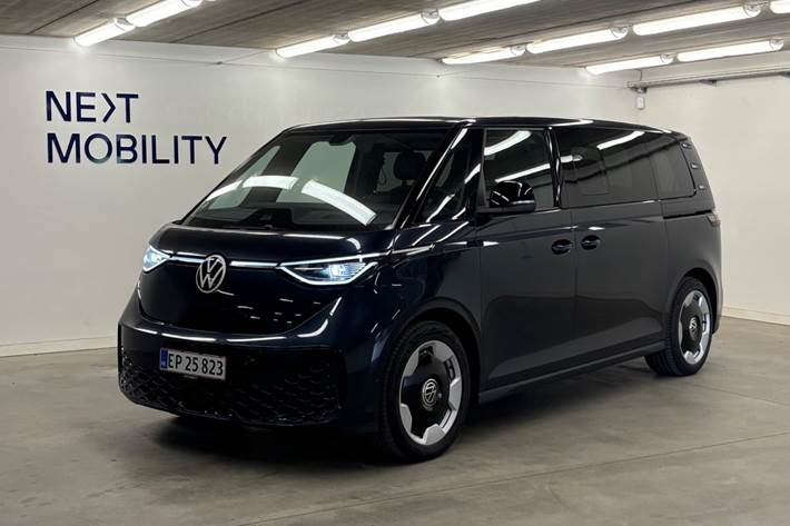 Blå VW ID.Buzz fra 2026