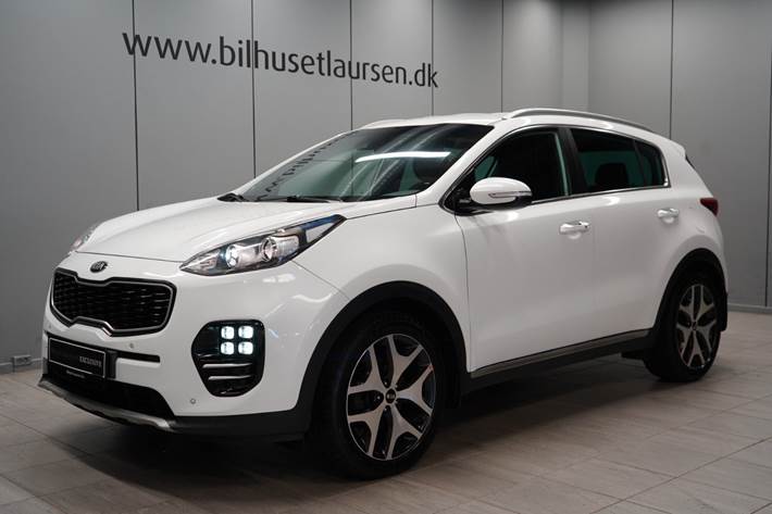 Hvid Kia Sportage fra 2018