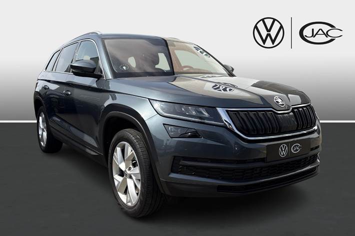 Grå Skoda Kodiaq fra 2021