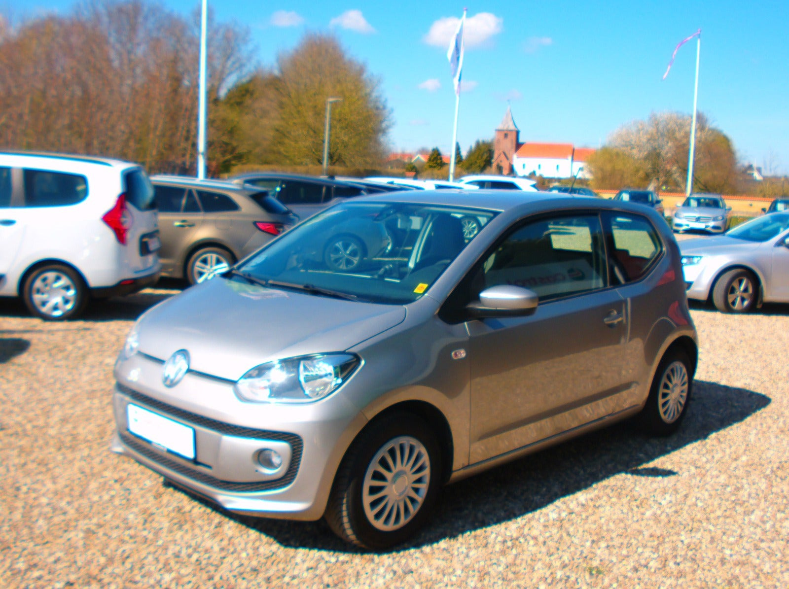 Sølv VW UP! fra 2014