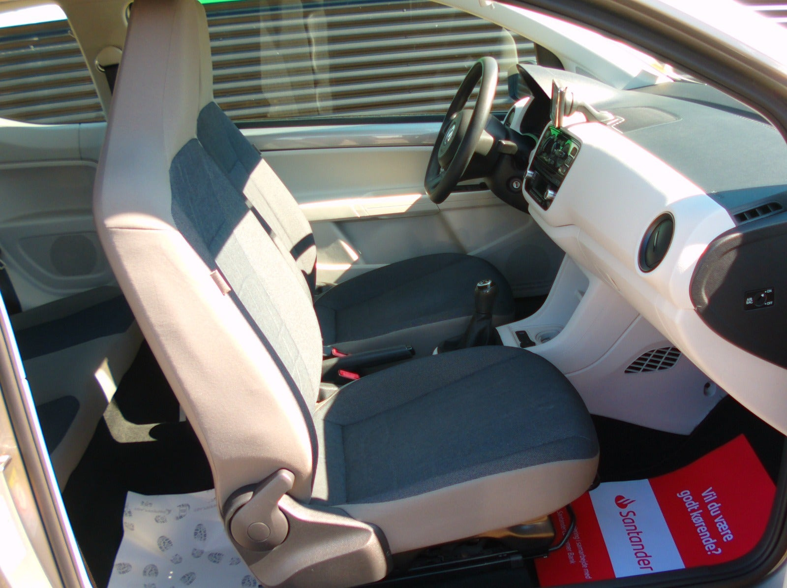 Sølv VW UP! fra 2014
