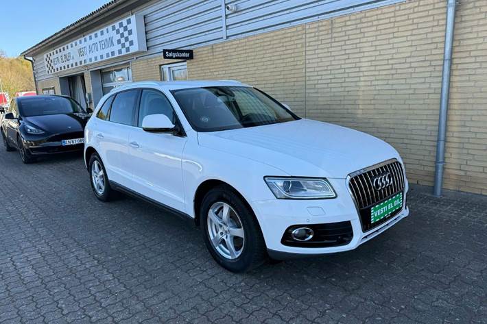 Hvid Audi Q5 fra 2015