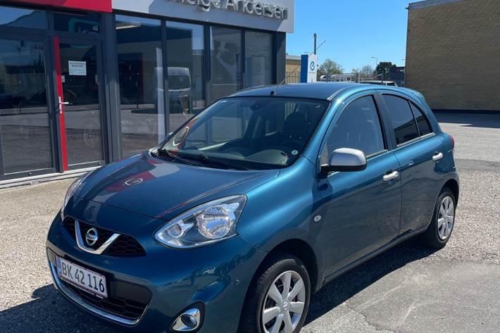 Turquoise Nissan Micra fra 2017
