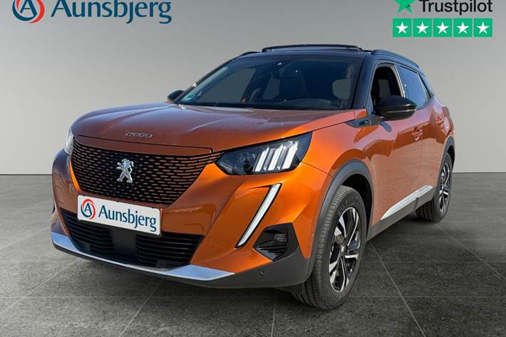 Orange Peugeot e-2008 fra 2022