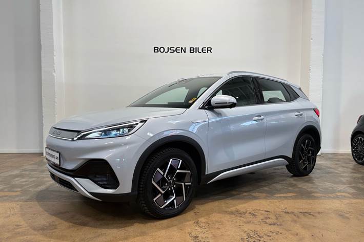 Hvid BYD Atto 3 fra 2022 set udefra