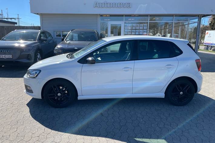 Hvid VW Polo fra 2017