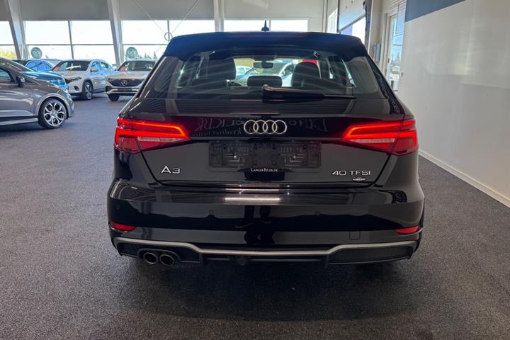 Sort Audi A3 fra 2019