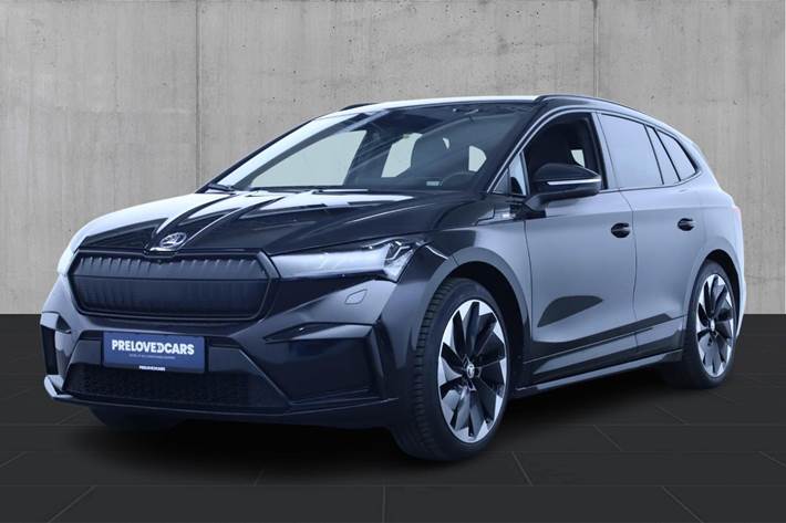 Sort Skoda Enyaq fra 2023