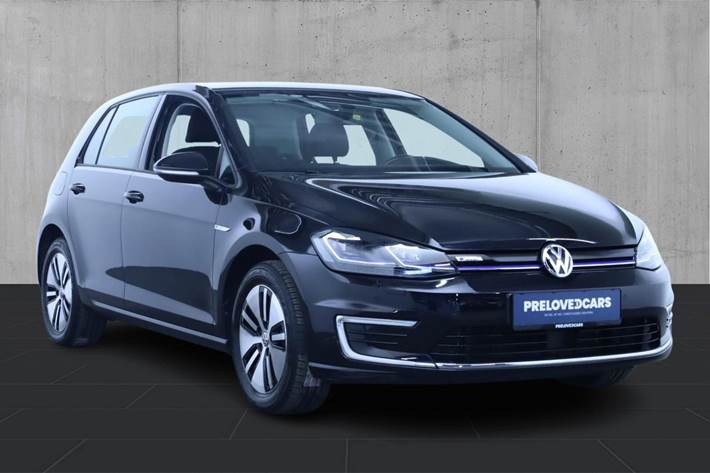 Sort VW e-Golf VII fra 2020