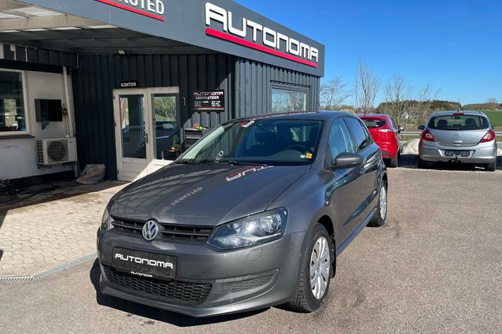 Grå VW Polo fra 2011