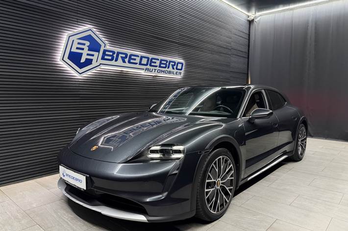 Grå Porsche Taycan 4 fra 2021