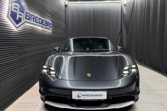 Grå Porsche Taycan 4 fra 2021