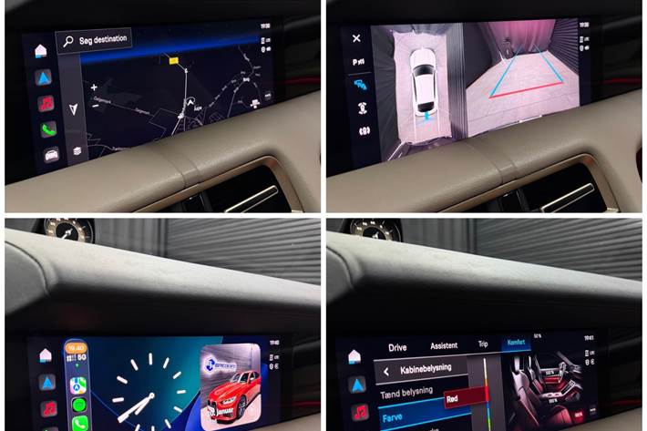 Grå Porsche Taycan 4 fra 2021