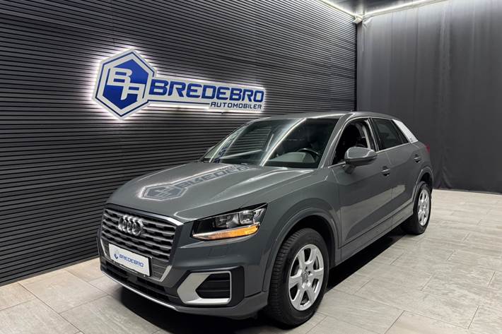 Grå Audi Q2 fra 2018