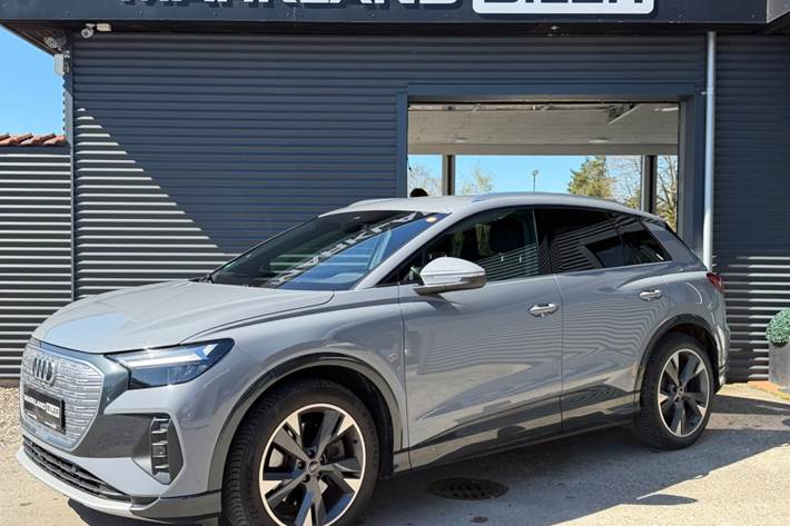 Grå Audi Q4 e-tron fra 2022