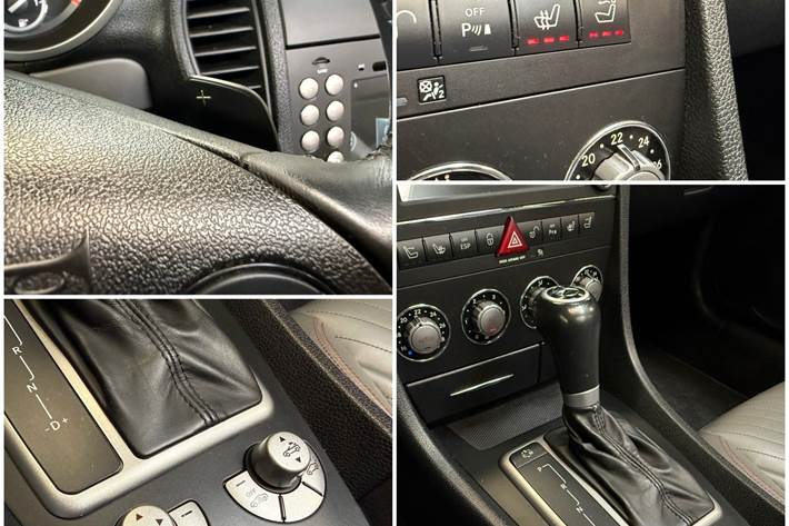 Sølv Mercedes SLK350 fra 2010