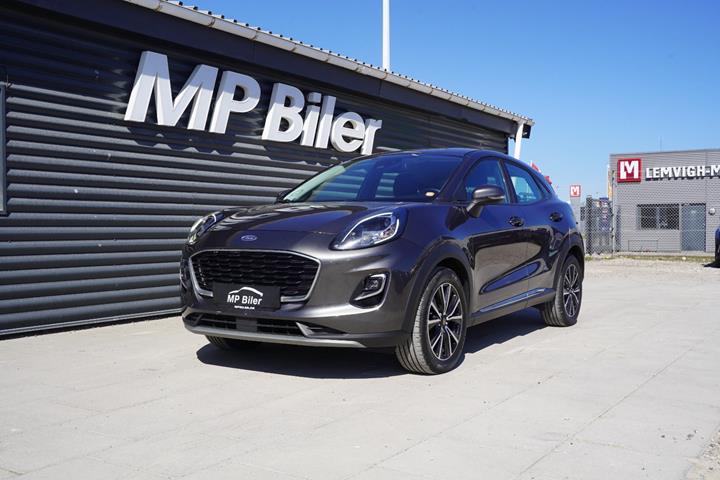 Grå Ford Puma fra 2021 set udefra