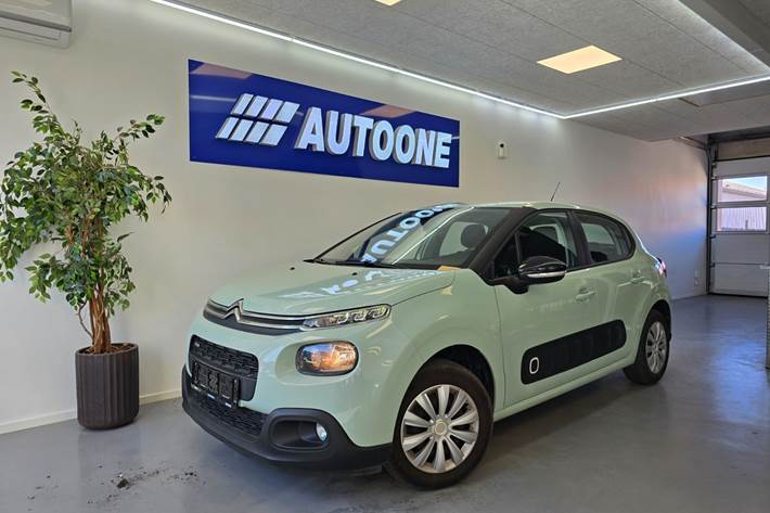 Grøn Citroën C3 fra 2017