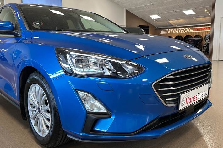 Blå Ford Focus fra 2020