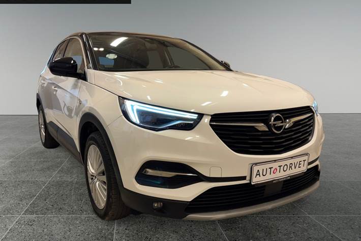 Hvid Opel Grandland X fra 2019